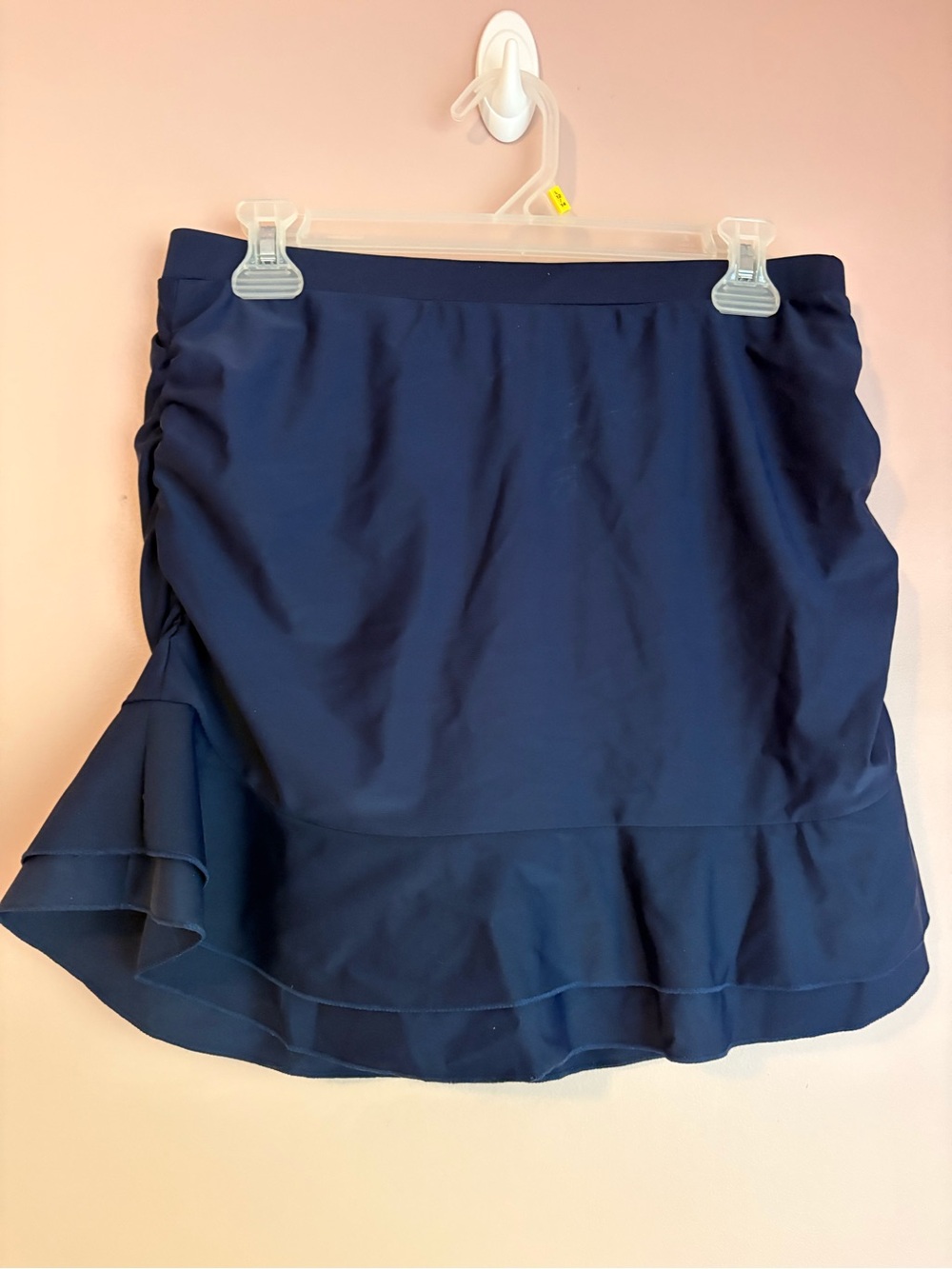 💙Hilor NWT Navy Ruffle Hem Swim Skirt